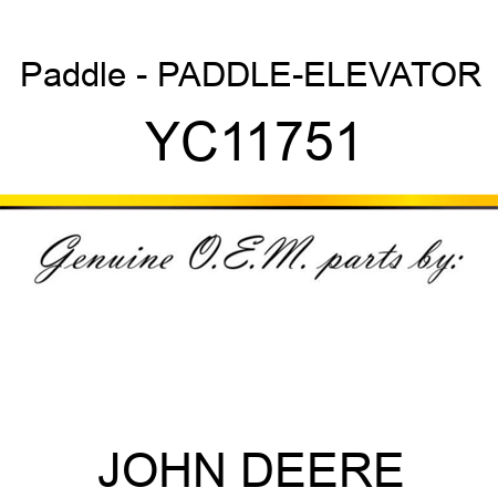 Paddle - PADDLE-ELEVATOR YC11751
