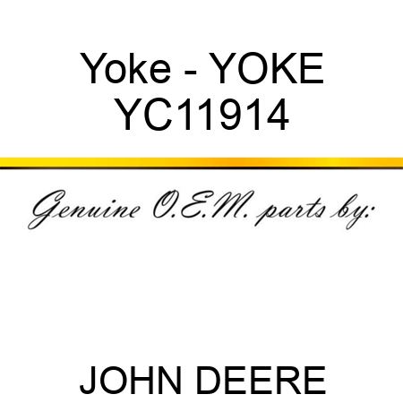 Yoke - YOKE YC11914