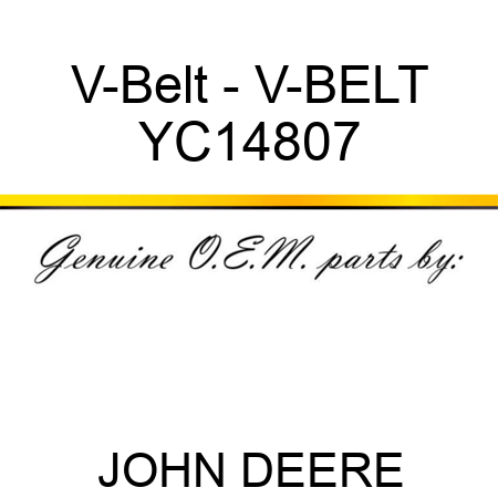 V-Belt - V-BELT YC14807