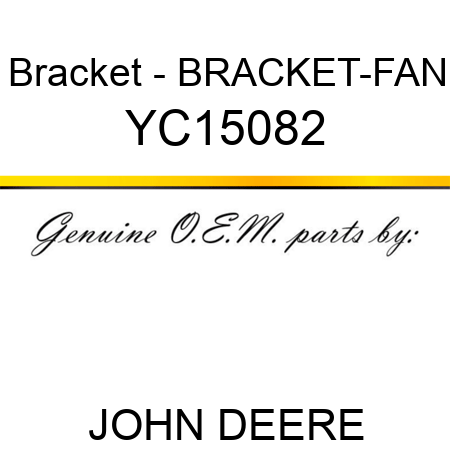Bracket - BRACKET-FAN YC15082