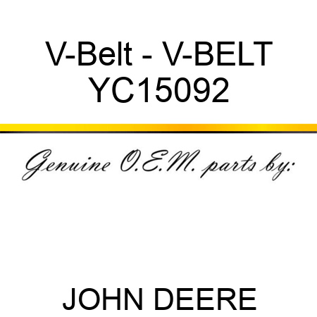 V-Belt - V-BELT YC15092