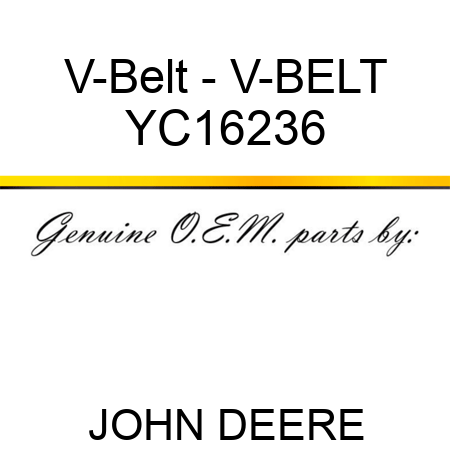 V-Belt - V-BELT YC16236