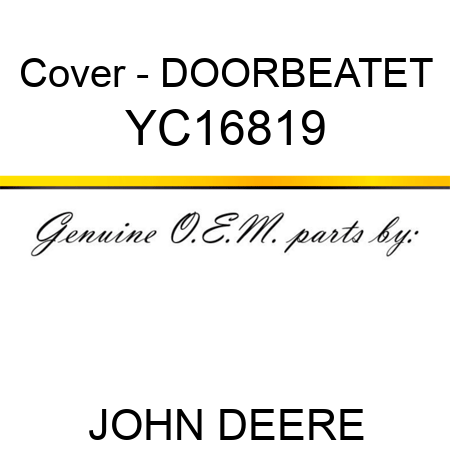 Cover - DOOR,BEATET YC16819