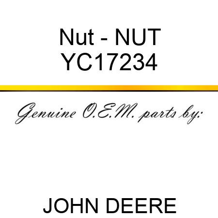 Nut - NUT YC17234