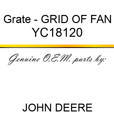 Grate - GRID OF FAN YC18120