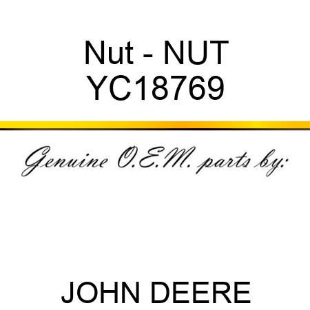 Nut - NUT YC18769