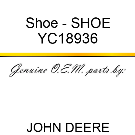 Shoe - SHOE YC18936