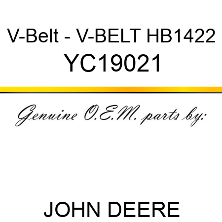 V-Belt - V-BELT HB1422 YC19021