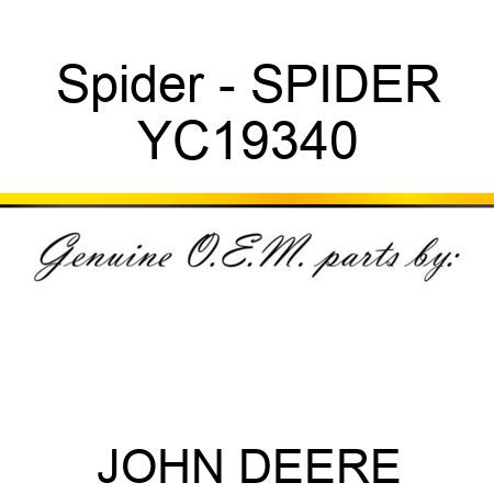 Spider - SPIDER YC19340