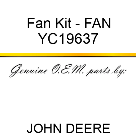 Fan Kit - FAN YC19637