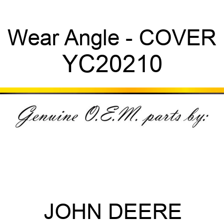 Wear Angle - COVER YC20210