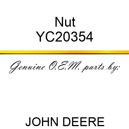 Nut YC20354
