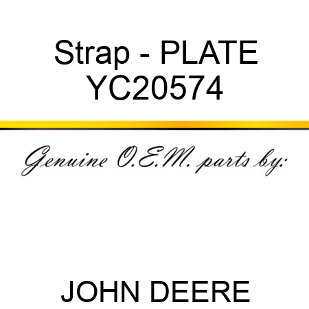Strap - PLATE YC20574