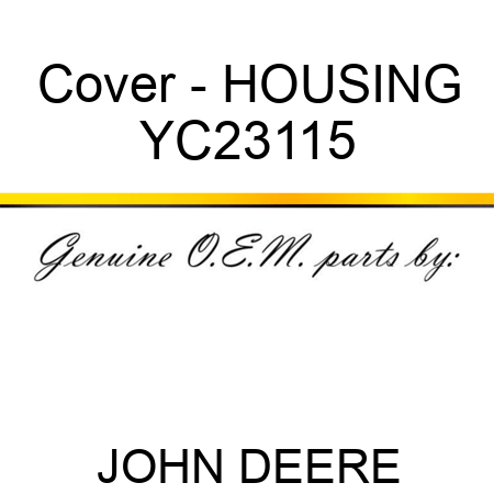 Cover - HOUSING YC23115