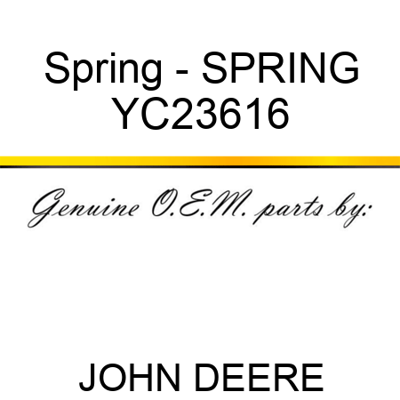 Spring - SPRING YC23616