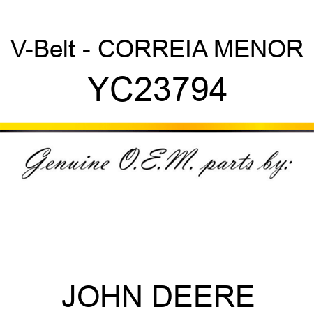 V-Belt - CORREIA MENOR YC23794