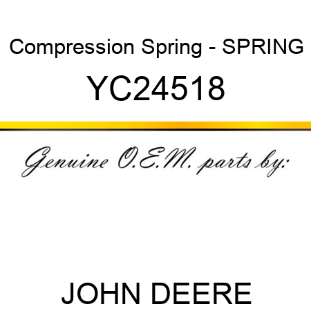 Compression Spring - SPRING YC24518