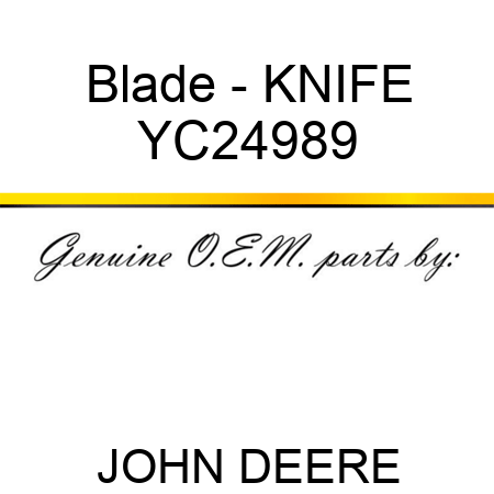 Blade - KNIFE YC24989