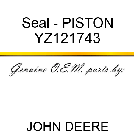 Seal - PISTON YZ121743