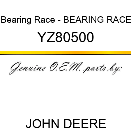 Bearing Race - BEARING RACE YZ80500