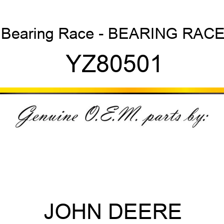 Bearing Race - BEARING RACE YZ80501