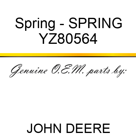 Spring - SPRING YZ80564