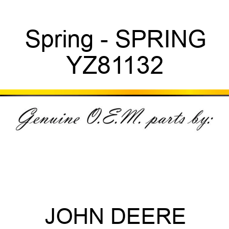 Spring - SPRING YZ81132