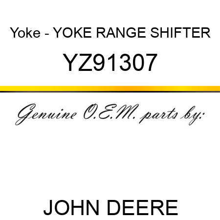 Yoke - YOKE, RANGE SHIFTER YZ91307