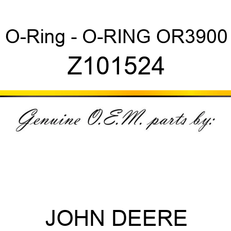 O-Ring - O-RING OR3900 Z101524