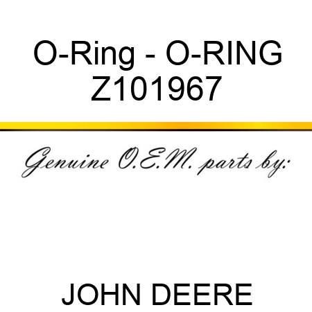 O-Ring - O-RING Z101967
