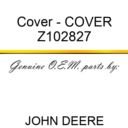 Cover - COVER Z102827