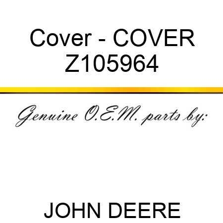 Cover - COVER Z105964