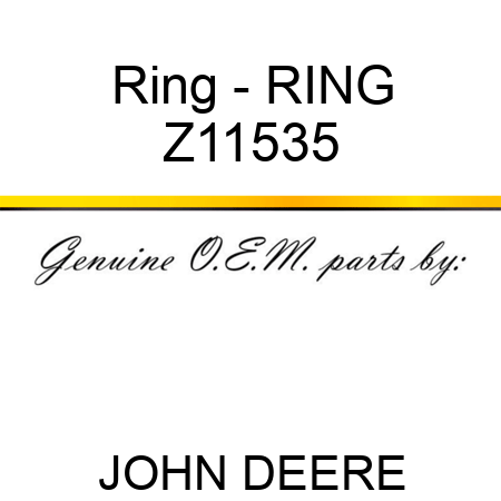 Ring - RING Z11535