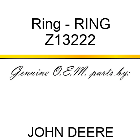 Ring - RING Z13222