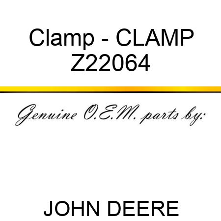 Clamp - CLAMP Z22064