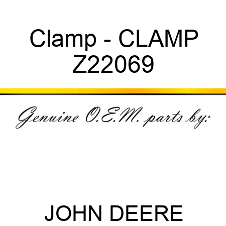 Clamp - CLAMP Z22069
