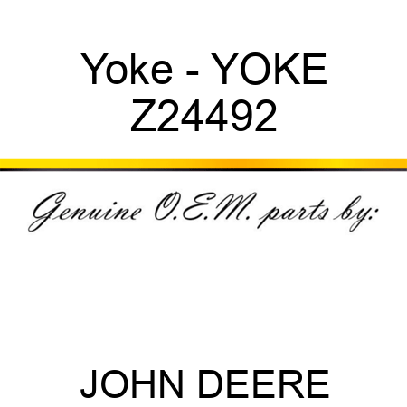 Yoke - YOKE Z24492