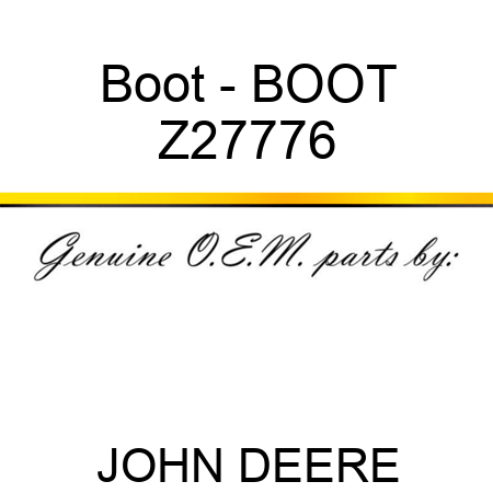 Boot - BOOT Z27776