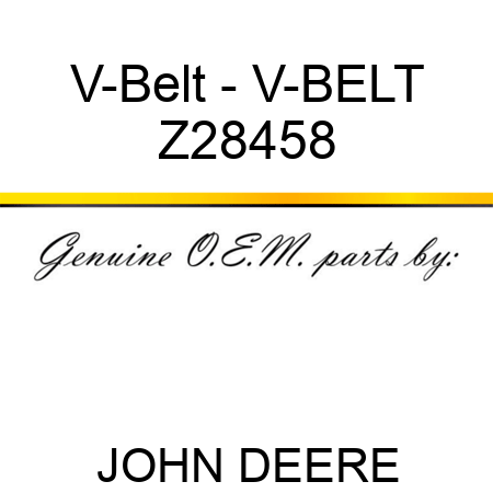 V-Belt - V-BELT Z28458