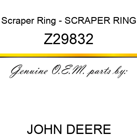 Scraper Ring - SCRAPER RING Z29832