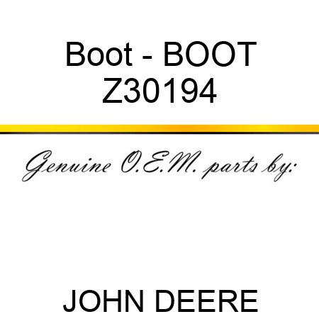 Boot - BOOT Z30194