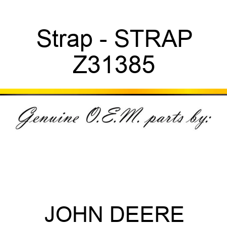 Strap - STRAP Z31385