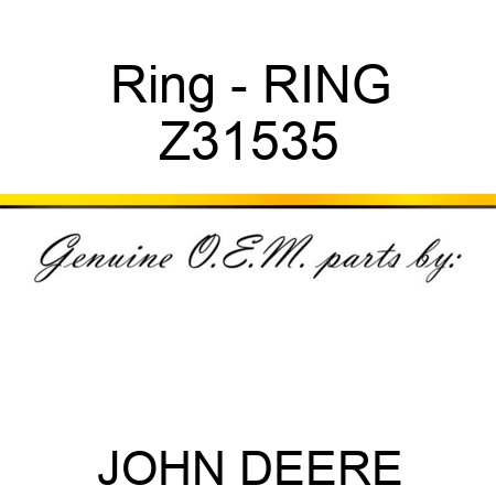 Ring - RING Z31535