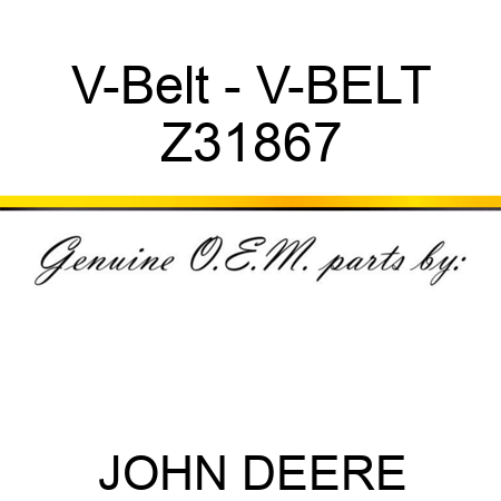 V-Belt - V-BELT Z31867