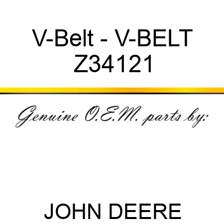 V-Belt - V-BELT Z34121