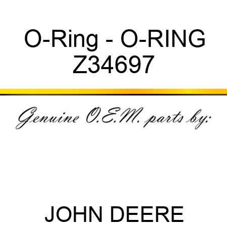 O-Ring - O-RING Z34697