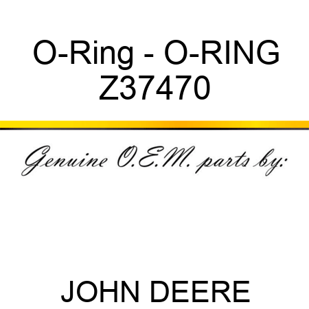 O-Ring - O-RING Z37470
