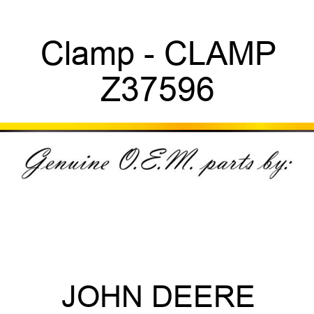 Clamp - CLAMP Z37596
