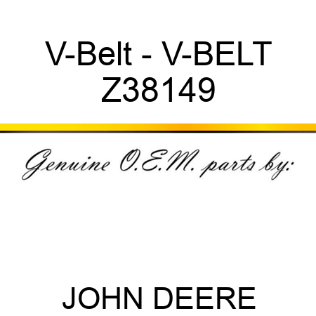 V-Belt - V-BELT Z38149