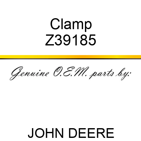 Clamp Z39185